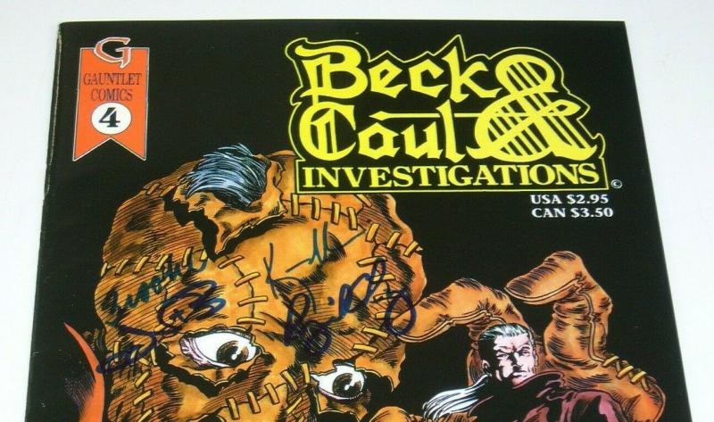 Beck & Caul Investigations #4; SIGNED by Chaney + Kowalski + Neeb - Gauntlet