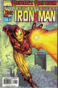 Iron Man #1 (1998)  NM+ to NM/M  original owner