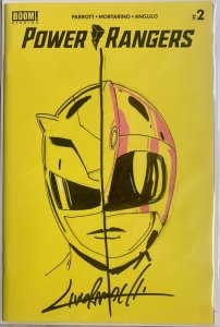 Power Rangers #2 | Yellow Blank Cover with Awesome Sketch by Livio Ramondelli