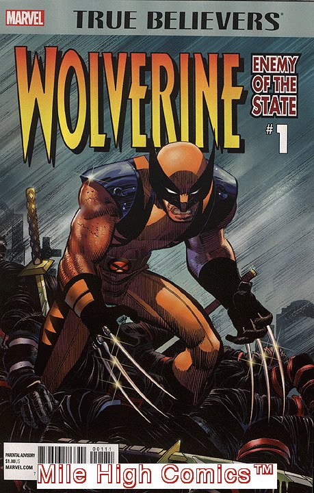 TRUE BELIEVERS: WOLVERINE - ENEMY OF THE STATE (2017 Series) #1 Very Good Comics