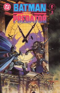 Batman versus Predator [Regular] #2 Variant Cover (1992) Predator