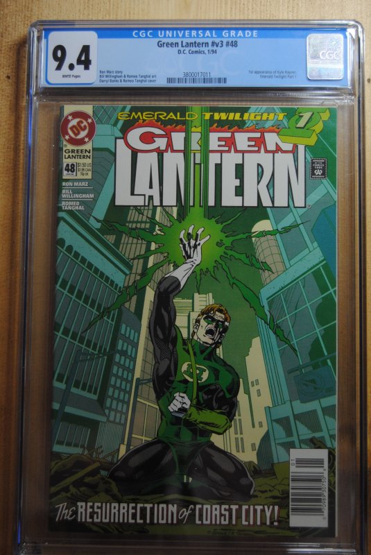 Green Lantern #48 (1994) CGC 9.4 First Kyle Rayner !!