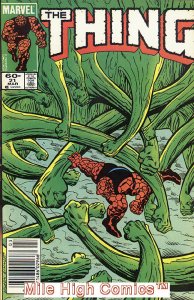 THING   (1983 Series)  (MARVEL) (FANTASTIC FOUR) #21 NEWSSTAND Near Mint Comics 