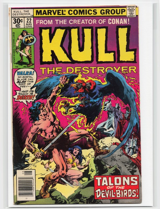 Kull the Destroyer #22 (1977) Kull