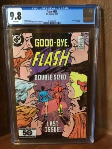Flash 350 Cgc 9.8 White Pages Last Issue Dc Comics Copper Age