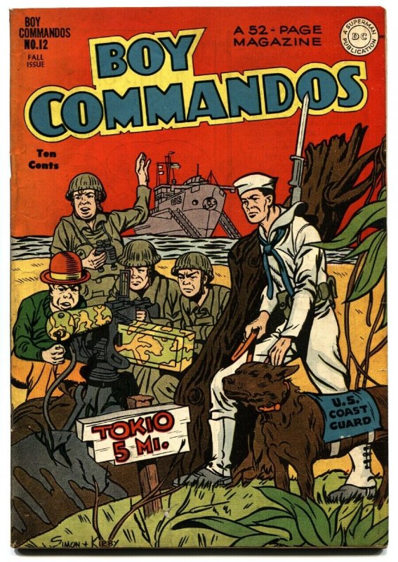BOY COMMANDOS #12-1945-WWII-JACK KIRBY AND JOE SIMON