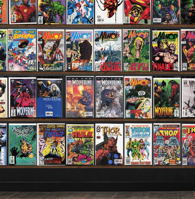 Huge Lot 150+ Comics with Namor, The Sub Mariner, Iron Man, Wolverine & More!