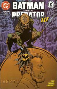 Batman/Predator III #4 VF ; DC | Abraham Lincoln Penny