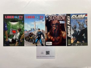 4 Indie Comics Deathblow # 1 + G.I.Joe # 1 + Liberality # 1 3 103 JS46