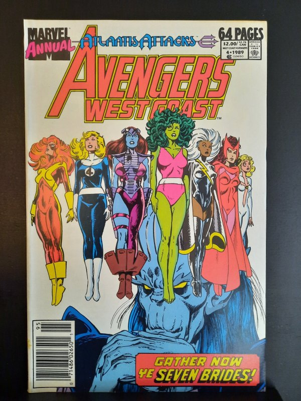 Avengers West Coast Annual #4 (1989) VF
