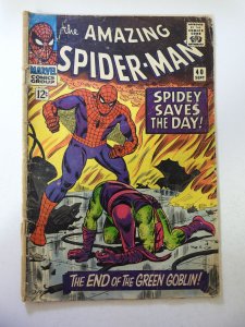 The Amazing Spider-Man #40 (1966) PR Condition missing 1 ad page, added staples