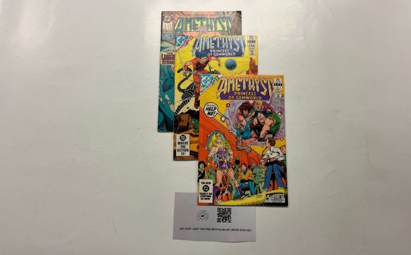 3 Amethyst DC Comics Books #1 2 5 3 JW15