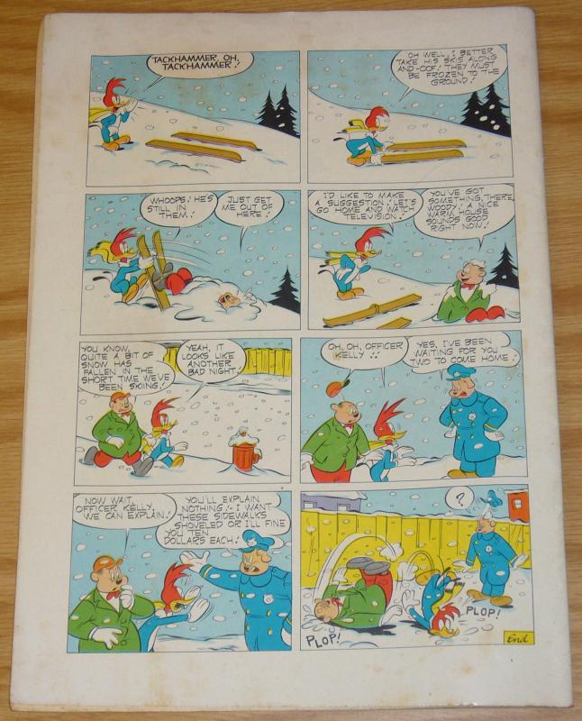 Walter Lantz Woody Woodpecker #16 FN+ december-january 1953 ice fishing dell