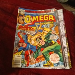 Omega The Unknown 10 Issue Comics Marvel Lot Run Set Collection Bronze Modern...