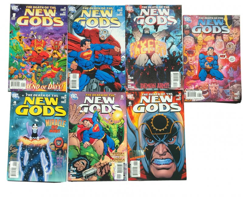 The Death Of The New Gods #1-6 & 8 Lot Of 7