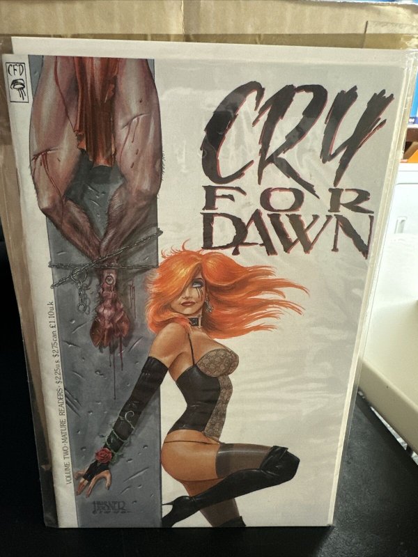 Cry For Dawn Volume Two First Print CFD Comic Book 1990 Linsner