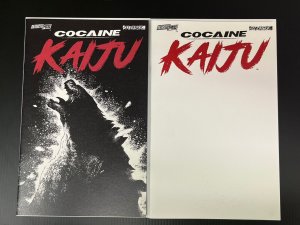 COCAINE KAIJU SKETCHBOOK ONE SHOT BLACK + WHITE ED. SET NM SKETCHBOOK PROSHIPPER