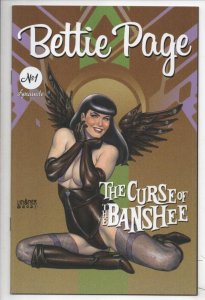 BETTIE PAGE Curse of the Banshee #1B,  Linsner, NM, 2021, Betty, more in store