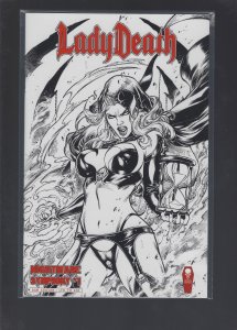 Lady Death Nightmare Symphony  #1 Raw Edition Limited to 400 Copies