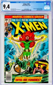 X-Men #101 CGC Graded 9.4 Origin & 1st appearance of Phoenix. Black Tom Cassi...