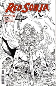 Red Sonja Volume 4 #21 Cover H John Royce Black & White Incentive 1 in 30