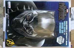 Marvel black panther coloring and activity book with mask 2018 complete/clean