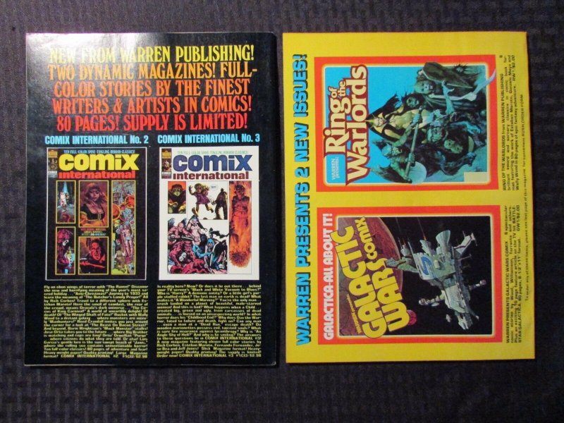 1976 EERIE Warren Horror Magazine #72 99 FN/FN- LOT of 2