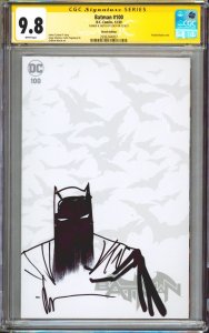 Batman #100 9.8 CGC SS Signed by Jock 