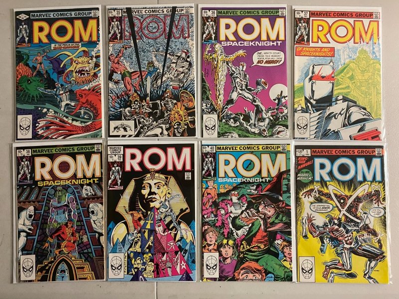 ROM Spaceknight comics run #2-40 + 1 annual 40 diff avg 6.0 (1980-83)