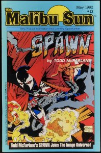 The Malibu Sun #13 (1992) VG/FN 1st Appearance of Spawn!
