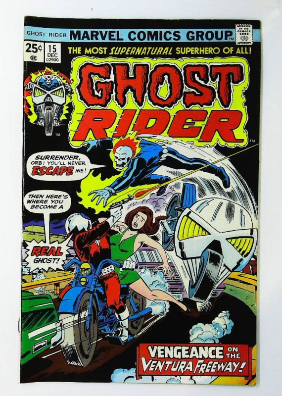 Ghost Rider (1973 series) #15, VF+ (Actual scan)