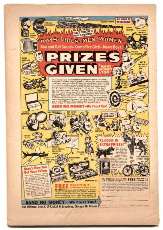 Danger and Adventure #27  1956 - Charlton  -VG - Comic Book