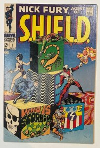 (1968) NICK FURY AGENT OF SHIELD #1! Steranko Art!