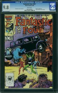 Fantastic Four #291 (1986) CGC 9.8 NM/MT