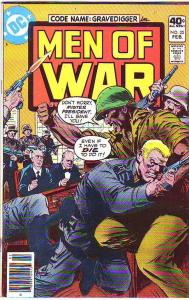 Men of War #25 (Feb-80) NM- High-Grade Gravedigger