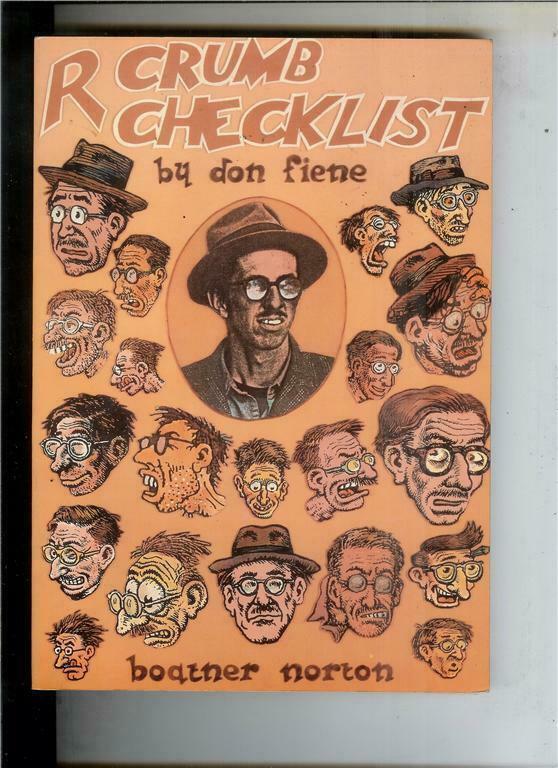 ROBERT CRUMB CHECKLIST by Don Fiene, 1st,1981, NM-, more Underground in store