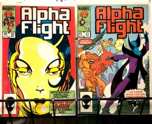 ALPHA FLIGHT (1985 Marvel) 20-21 John Byrne two part story arc