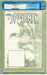 Marvel Authentix: Amazing Spider-Man #1 Sketch Cover (1998) CGC 9.8!