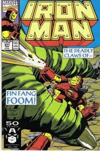 Iron Man #271 (1991)  VF/NM 9.0  Fin Fang Foom