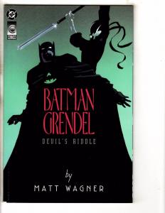 Batman Grendel Devil's Riddle Complete DC Comico Series # 1 2 Matt Wagner PP6
