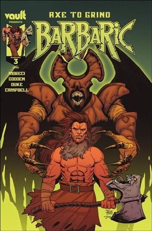 Barbaric: Axe to Grind 3-B Corin Howell Cover VF/NM
