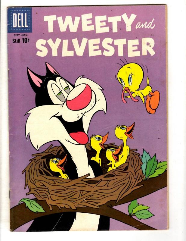 Tweety & Sylvester # 26 FN 1959 Dell Silver Age Comic Book Cat Mouse JL10