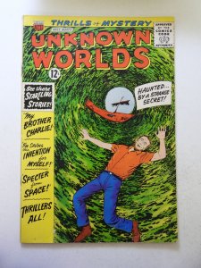 Unknown Worlds #22 (1963) VG Condition moisture stains