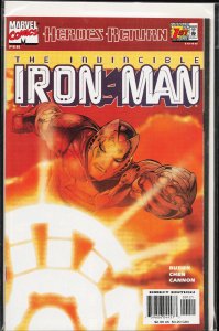 Iron Man #1 Sunburst Cover (1998) Iron Man