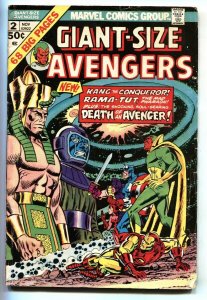 GIANT-SIZE AVENGERS #2 1974-comic book-KANG THE CONQUEROR VG