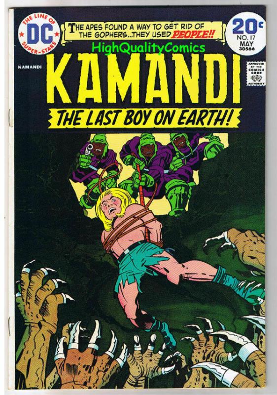 KAMANDI #17, VF, Jack Kirby, Last Boy on Earth, 1972, VFN, more in store
