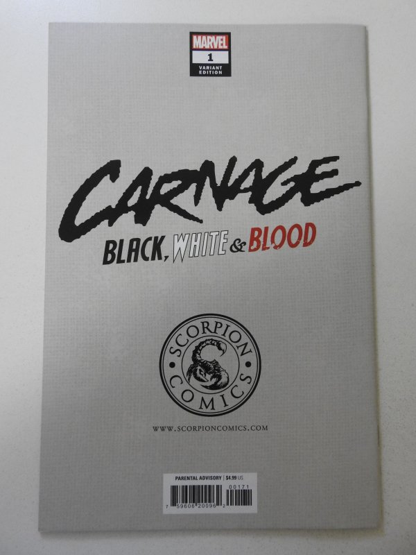 Carnage: Black, White & Blood #1 Variant (2021) NM Condition! W/ COA!