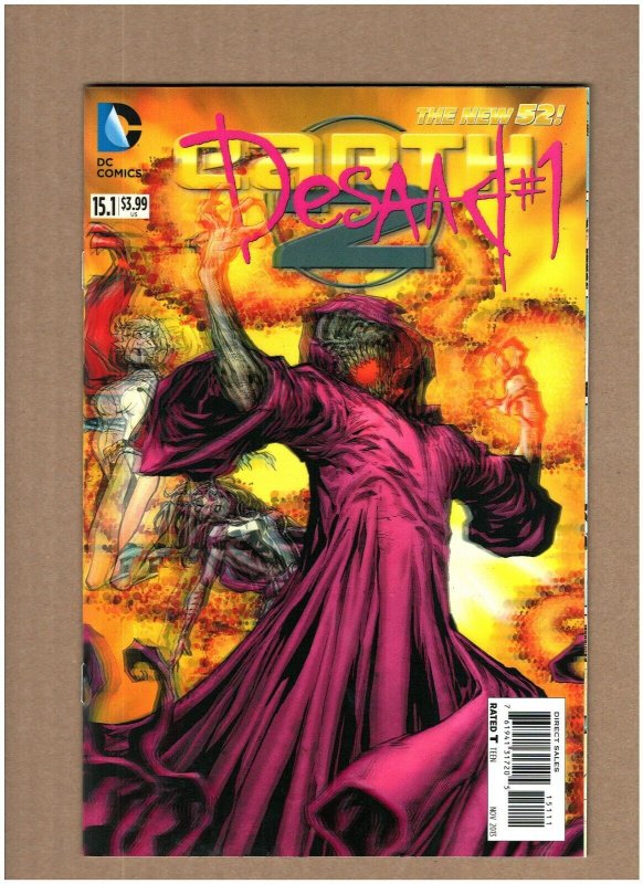 Earth 2 #15.1 DC Comics 2013 Lenticular Cover Villains Month Desaad NM- 9.2 