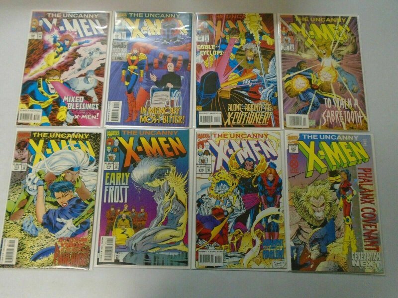 Uncanny X-Men comic lot 31 different from #300-349 8.0 VF (1993-97 1st Series)