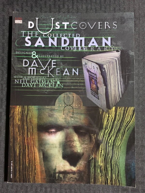 1997 THE SANDMAN Collected Dustcovers by Dave McKean SC FN 6.0 1st DC Vertigo